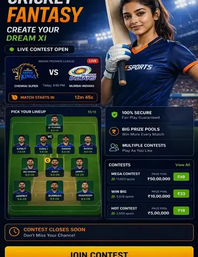 Delhiday (delhi day series king) fantasy cricket & matchday visual 3